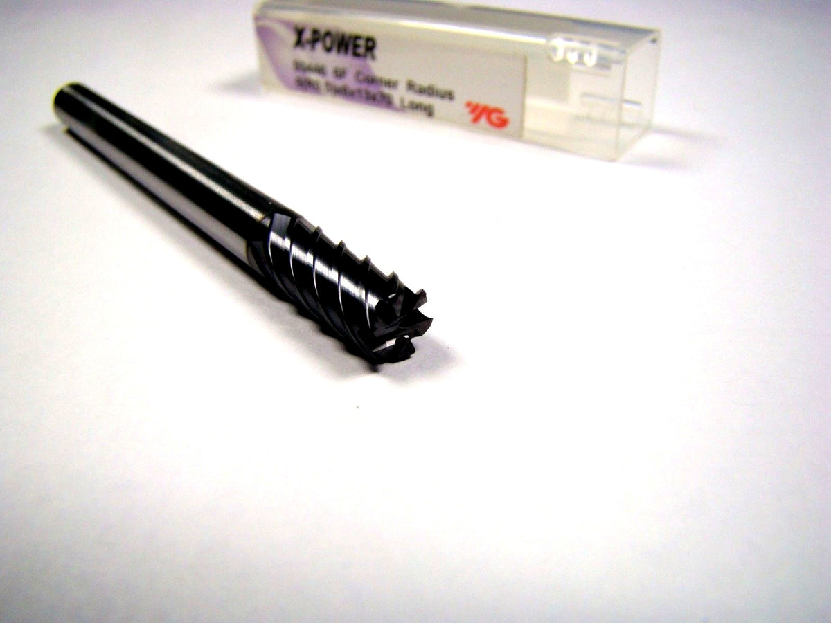 YG1 Carbide Corner Radius End Mill 6mm 6FL 0.5mm Radius 934461