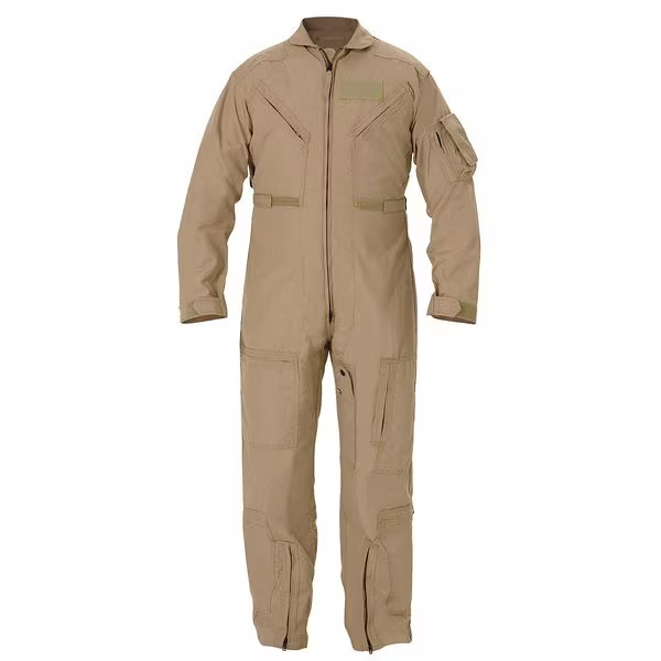 Propper F51154622138L Unisex Size 38L Nomex(R) 6 Outside Pockets Tan Flight Suit0