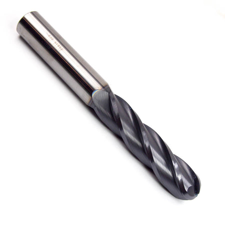 SGS 31936 | Carbide Ball End Mill | 3/4" Diameter 4-Flute AlTiN0
