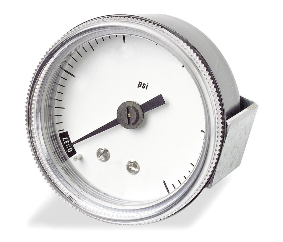 Panel Mount Pressure Gauge U Clamp 2-1/2" 60 psi 1/8 NPT -0