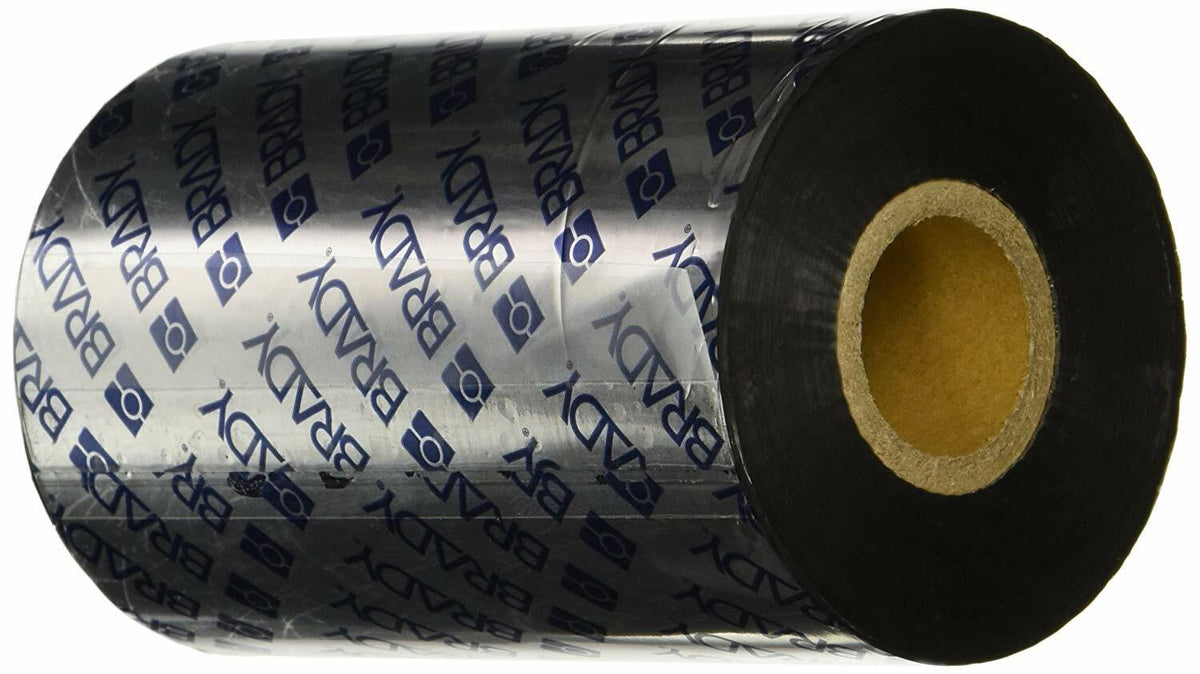 Brady Wax Resin Ribbon Roll For Heatex Labels 4.331" x 984' 356126 -0