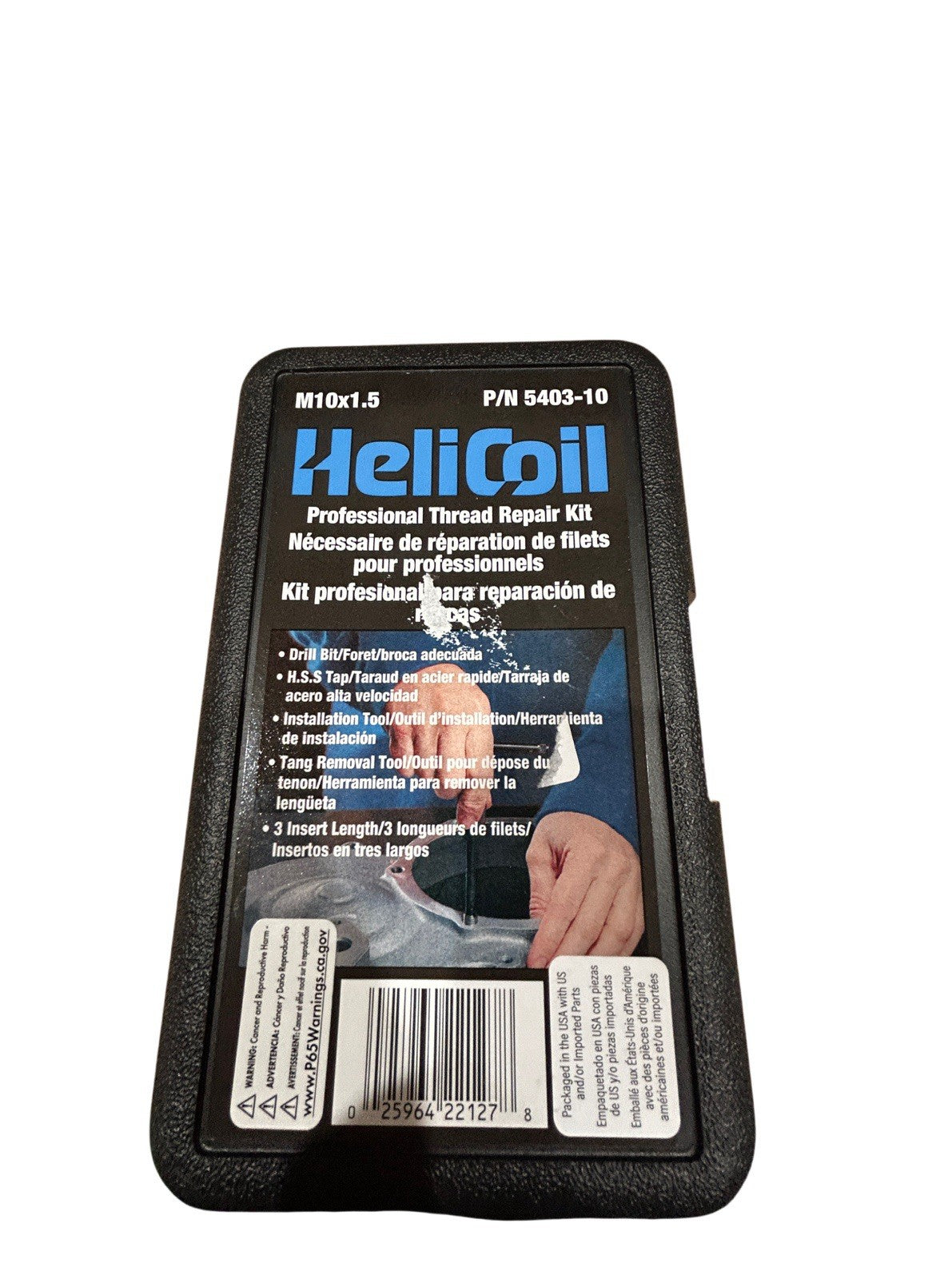HeliCoil 5403-10 M10-1.50 Thread Grade 18-8 Tanged Tang Style Thread Repair Kit2