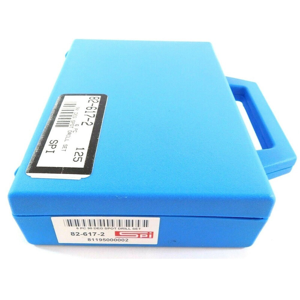 SPI 82-617-2 6 Piece 90° Spot Drill Set2