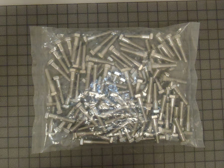 Bag of 100: 18-8 Stainless Steel Hex Cap Screws, 1/4-28x1-1/4" -0