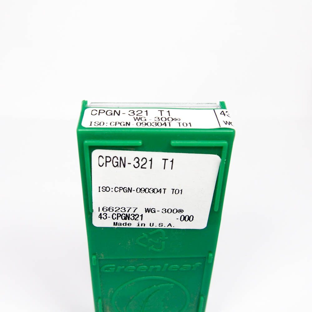 GREENLEAF Ceramic Turning Insert CPGN-321 T1 (10 Pack)1