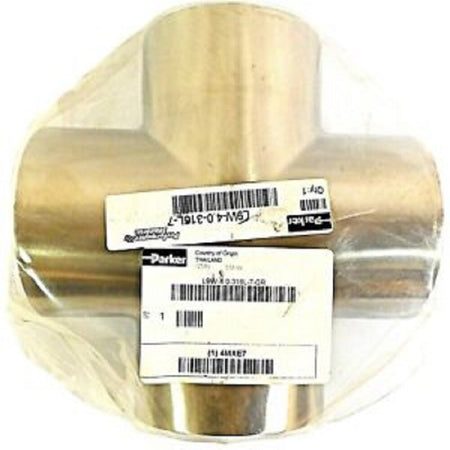Parker L9W-4.0-316L-7 4" Stainless Steel Cross Union0
