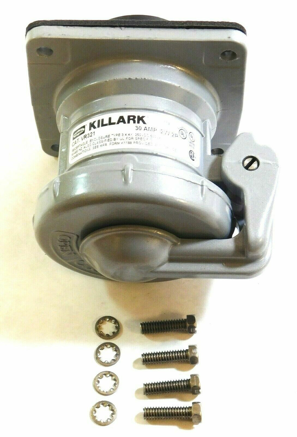 Killark VR321 Pin & Sleeve Receptacle 30A 600V Versamate Series0
