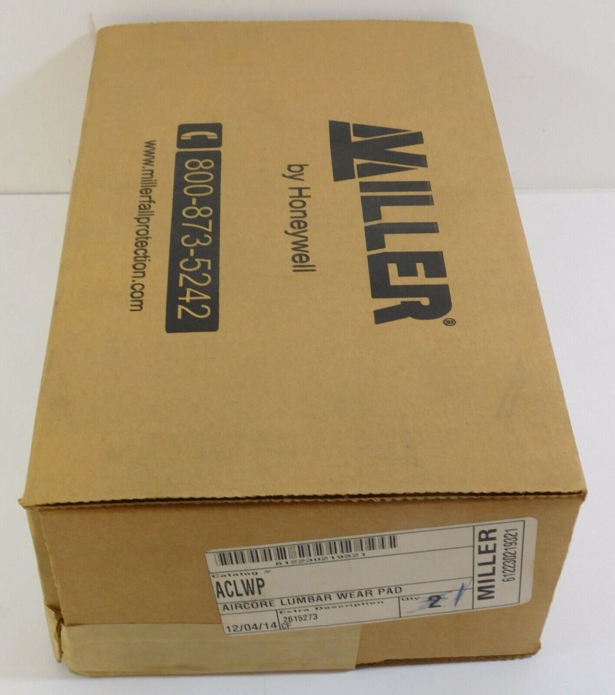 Miller ACLWP L/XL Black Removable Lumbar Wear Pad2