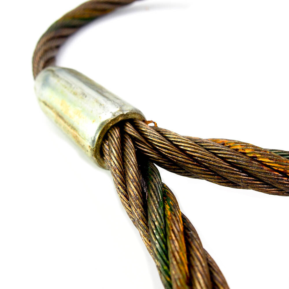 LiftAll Permaloc 4 Ft. Steel Eye and Eye Wire Rope Sling 5.6 Ton -4