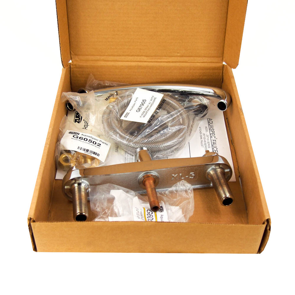 Zurn Z871J1-HS Aqua Spec Kitchen Sink Faucet w/ Tubular Spout0