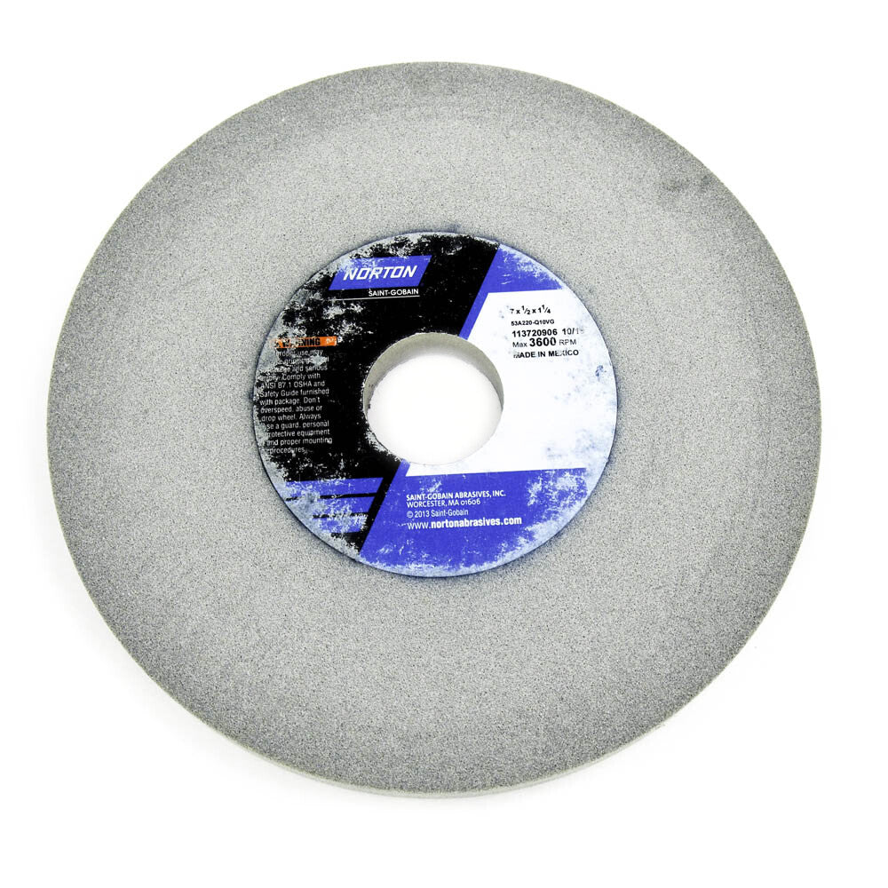 Norton 66252901949 7" x 1/2" x 1-1/4" Grinding Wheel 3,600 RPM 8 Pcs -0
