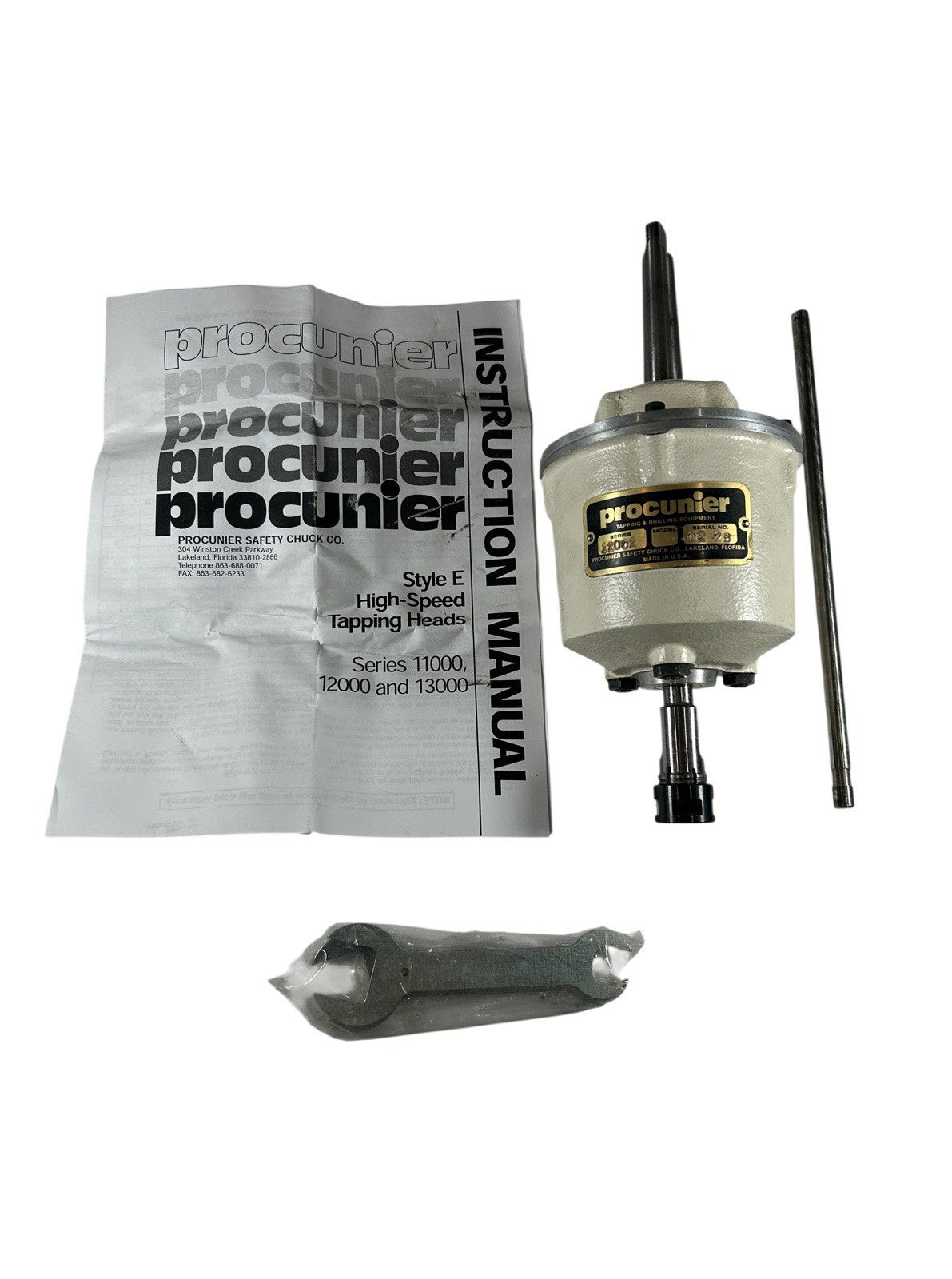 Procunier 12002 4-7/16" Dia #6 Min Tap Capacity 2000 RPM 2MT Mount Tapping Head0