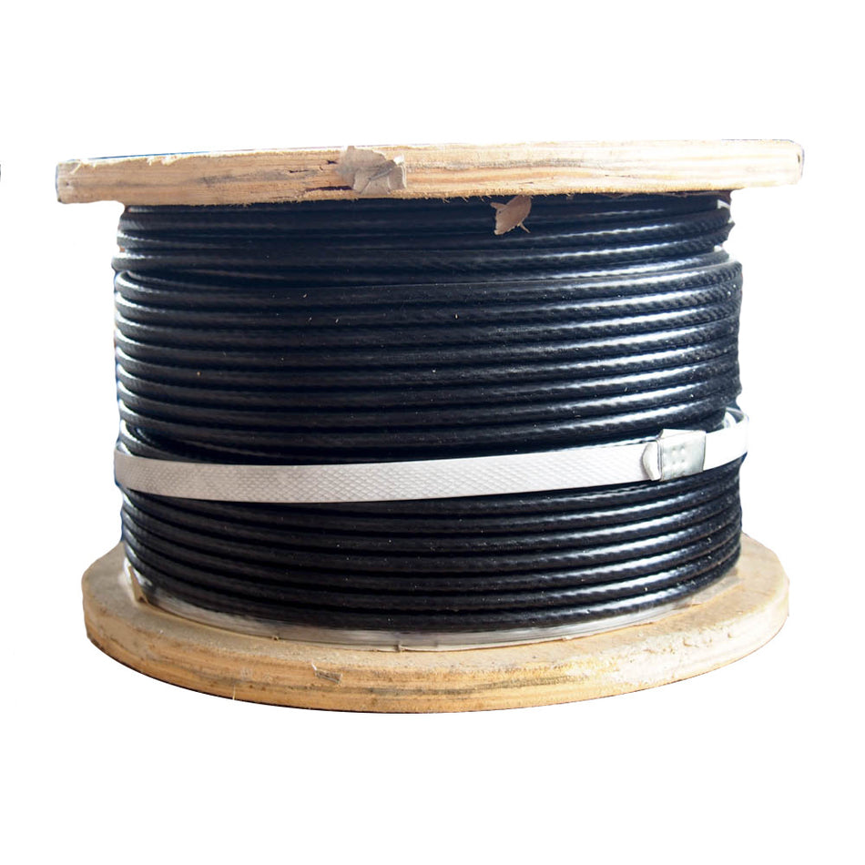 Dayton Steel Wire Rope Cable 1/4" - 5/16" Polypropylene Coated 33RG34 500 Feet -0