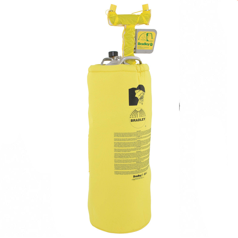 Bradley S19-788H 15 Gallon Safety Heated Portable Pressurized Eyewash Station -0