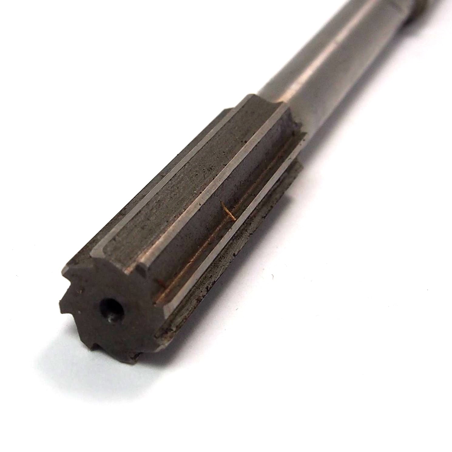Straight Reamer 15/32" 8FL HSS 1-5/8" LOC x 6-3/4" OAL1