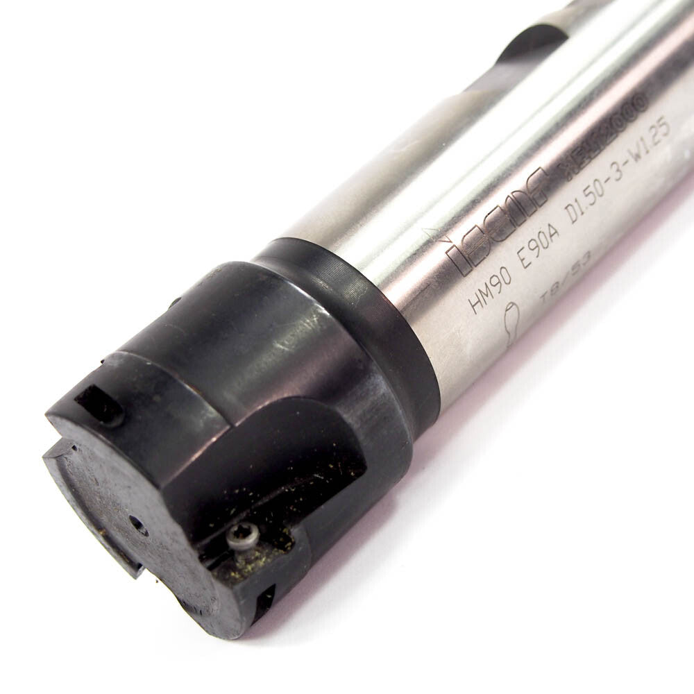 1.500" Indexable End Mill with Weldon Shank ISCAR HM90 E90A-D1.50-3-W1.251