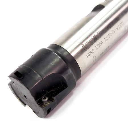1.500" Indexable End Mill with Weldon Shank ISCAR HM90 E90A-D1.50-3-W1.251