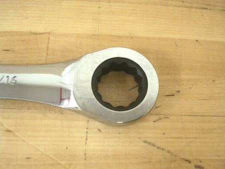 13/16" Ratcheting Combination Wrench 12 Pts Chrome Steel 11-1/2" OAL 1LCH5 -3
