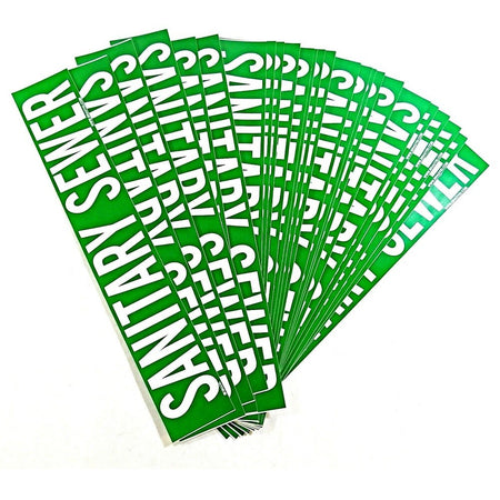 Brady 7250-1 Sanitary Sewer Pipe Marker (Pack of 25)1