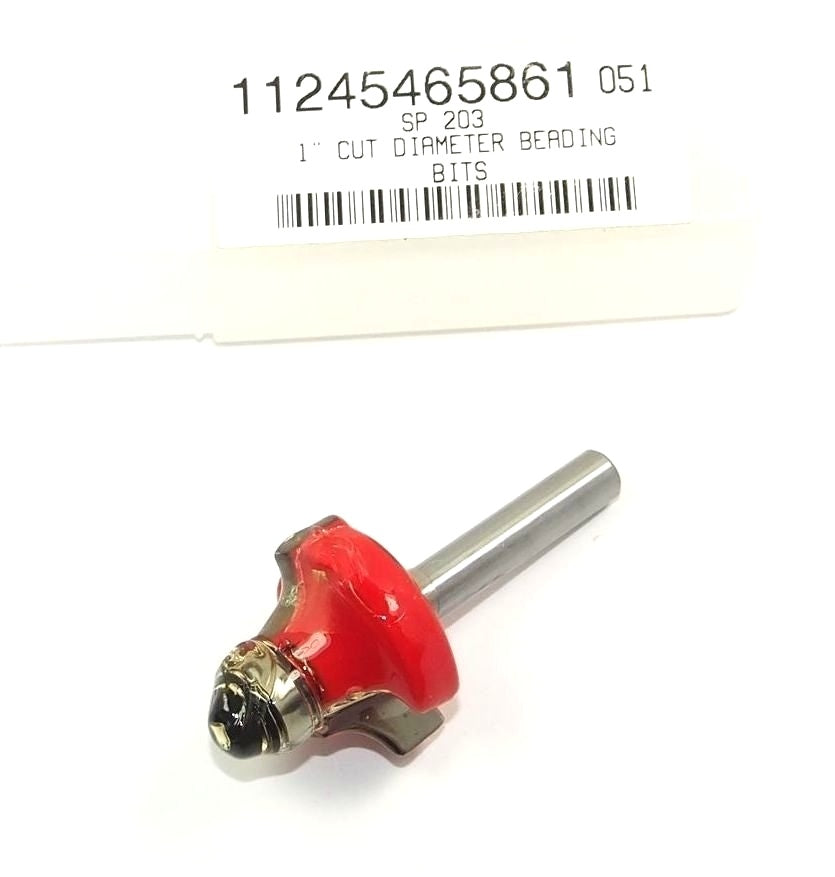 Beading Router Bit 1" Cut x 1/4" Shank 11245465861 SP2031