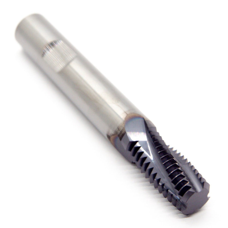 Allied Machine TW14NPT Carbide Helical Threadmill 0.495" x 0.875" 4FL TIALN NPT