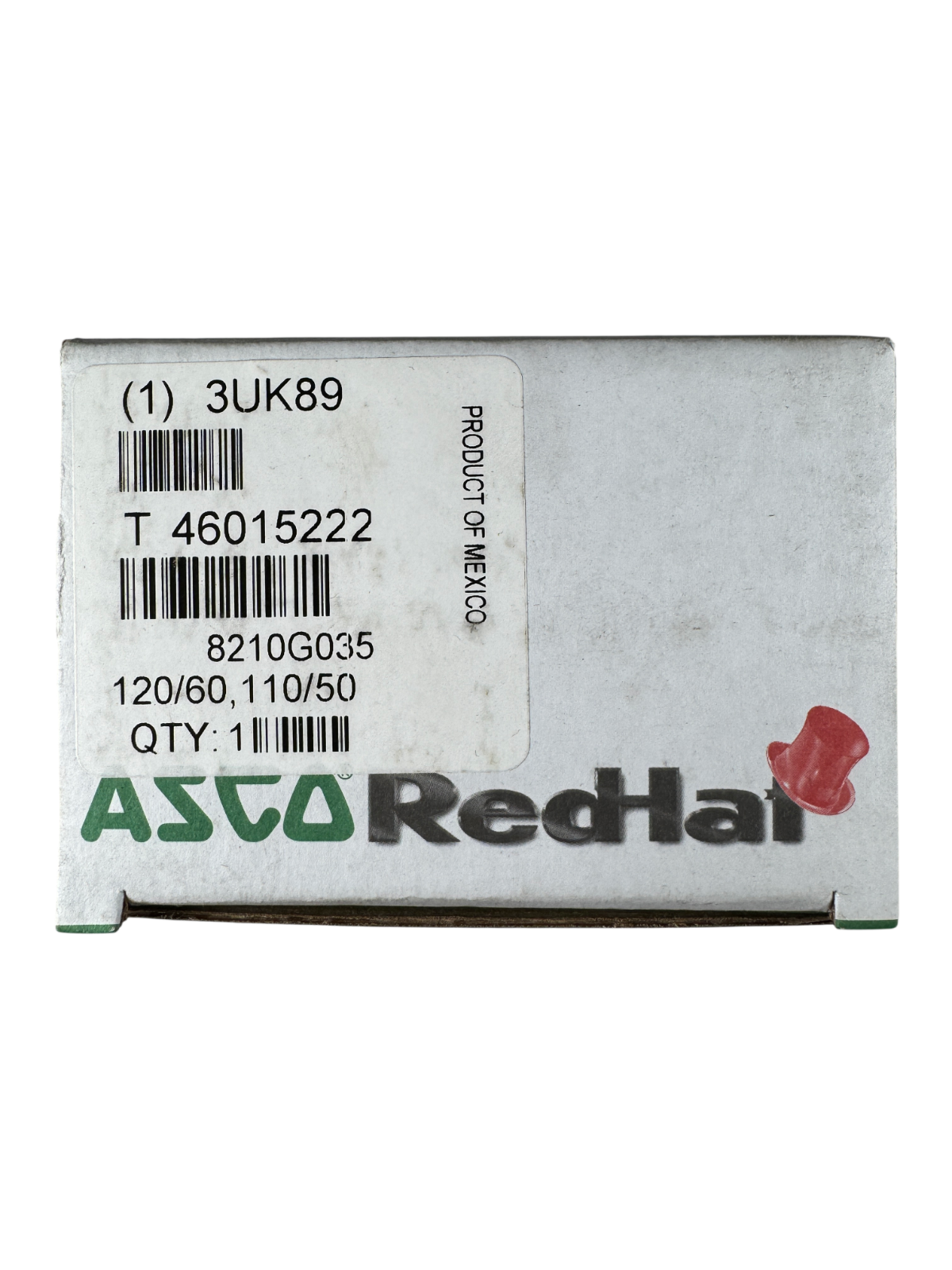 ASCO Redhat 8210G035 3/4" NPTF 110V/120VAC 50/60Hz 10.1W 2-Way Solenoid Valve2