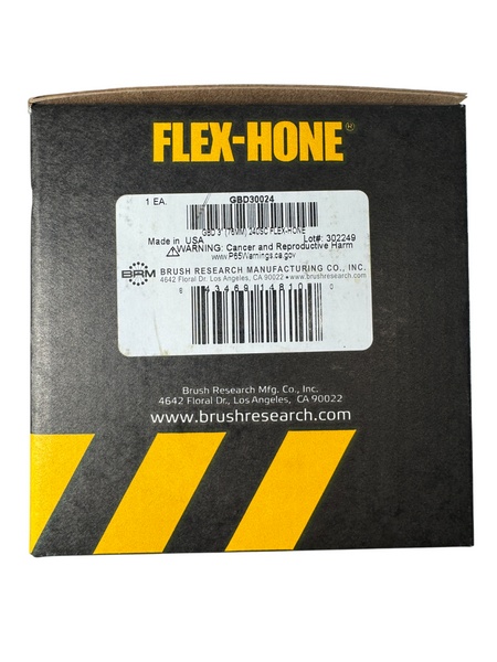 BRM GBD30024 3" Bore x 13-1/2" L 240 Grit Silicon Carbide Flexible Cylinder Hone4