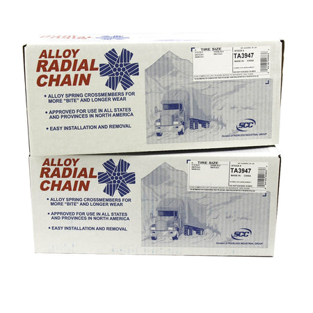 Security Chain Company TA3947 Alloy Radial Tire Traction Chain (Pair) -0