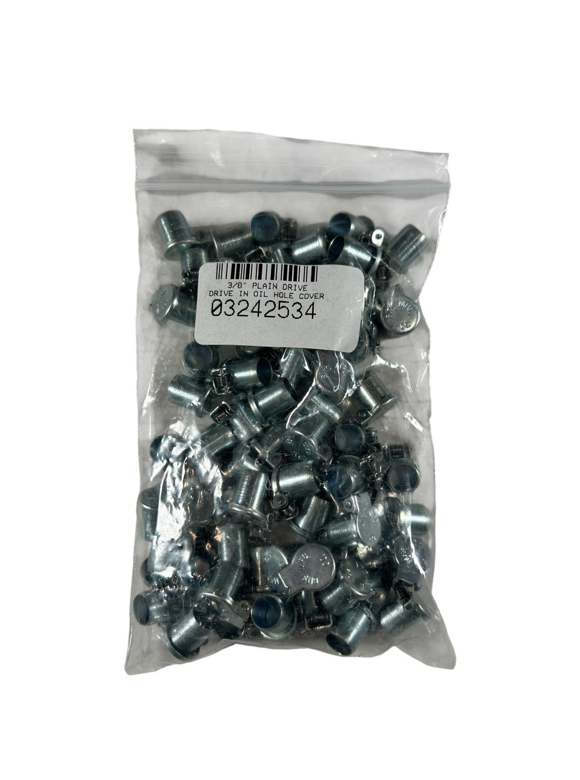 Gits 00403 3/8" Drive x 1/2" L Zinc Plated Drive In Oil Hole Cover (Pack of 70)1