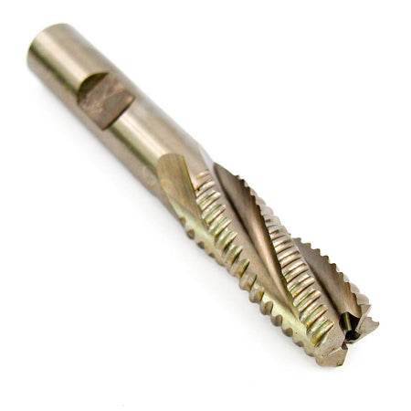 9/16"  Putnam 97079 Cobalt Roughing End Mill 4FL 1/2" x 1-3/8" x 3-3/8" OAL0