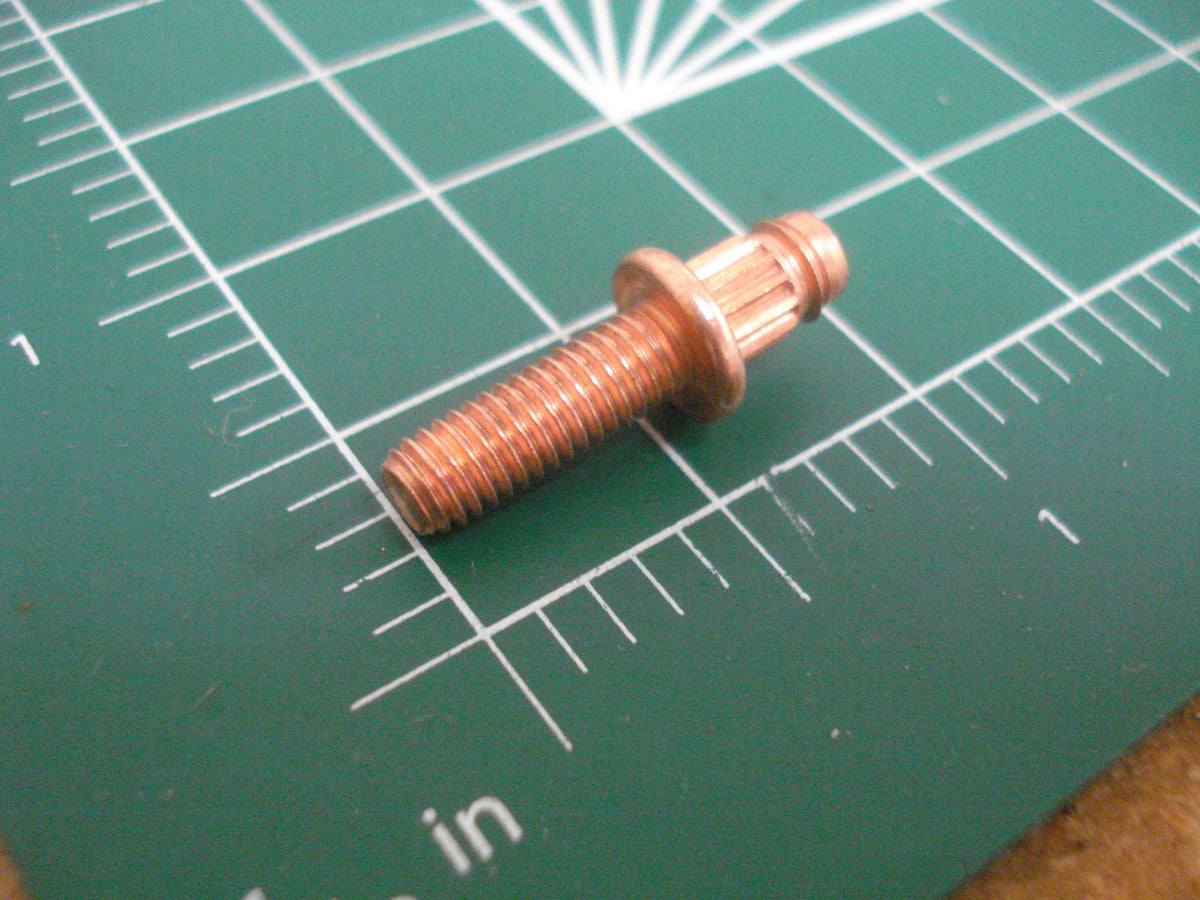 Skach Threaded Brass Rivets Size 10-32 B008-0036 (Box of 5,000) -1