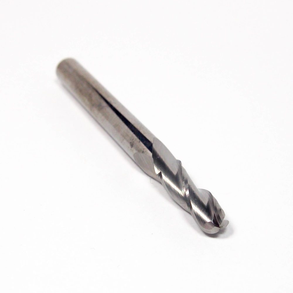 METAL REMOVAL Carbide Ball End Mill 7/32" 3FL M321421