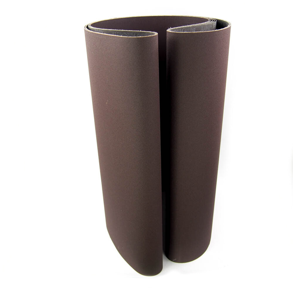 Deerfos XA911 24" Wide x 84" Long Coated 150 Grit Sanding Belt (5-Pack) -0