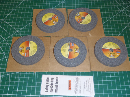 Norton 32A46-KVBE Grinding Wheels 4" x 1/2" x 1/2" 66243529845 (Pack of 5) -1