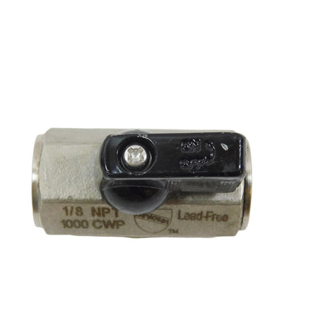 G-SSMF-18NL Mini Ball Valve Stainless Steel 1/8" FNPT Inline Full Port -1