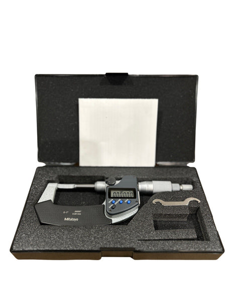 Mitutoyo 422-360-30CAL 1" Max 0.00015" Accuracy IP54 Electronic Blade Micrometer0