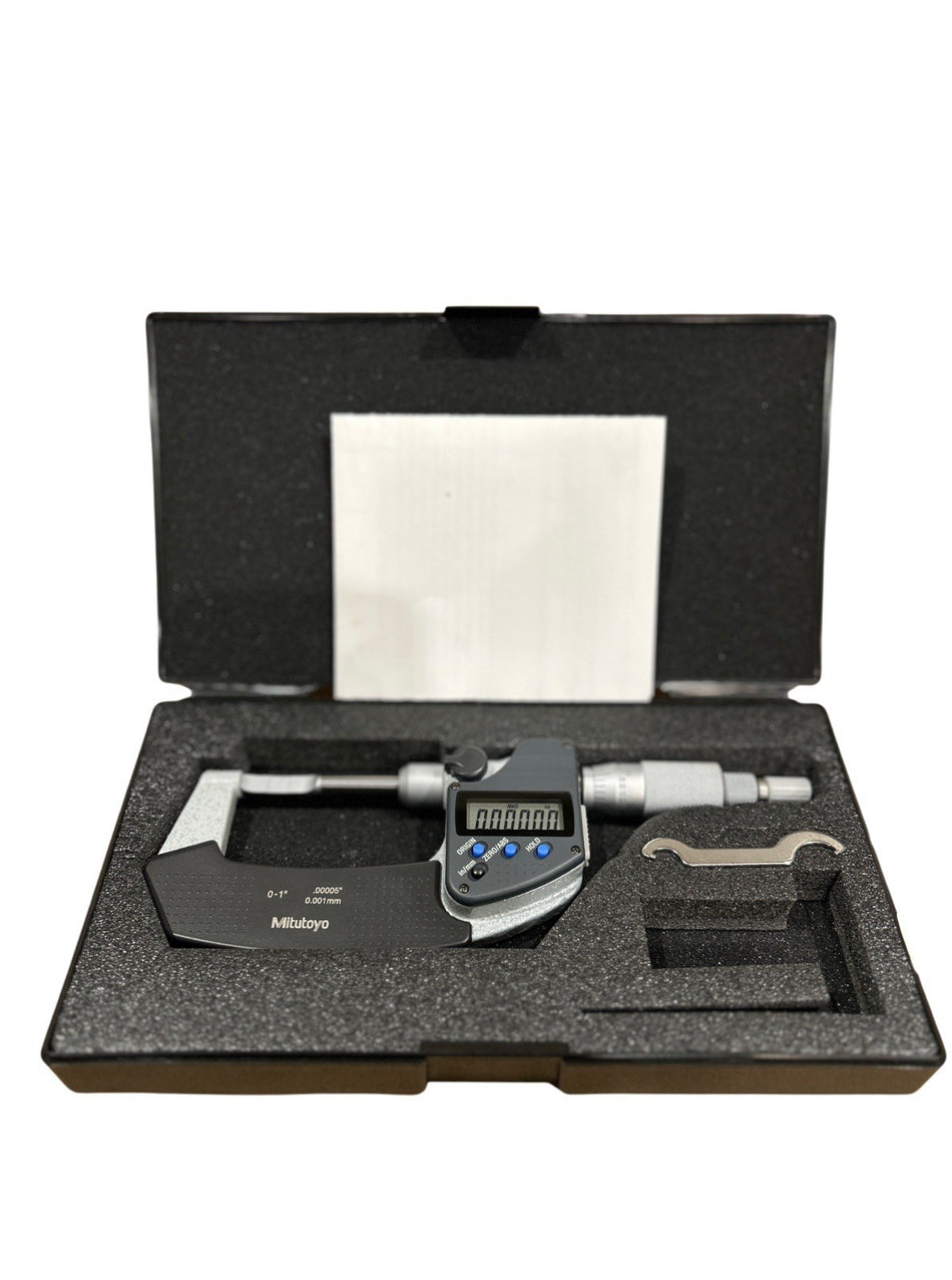 Mitutoyo 422-360-30CAL 1" Max 0.00015" Accuracy IP54 Electronic Blade Micrometer0