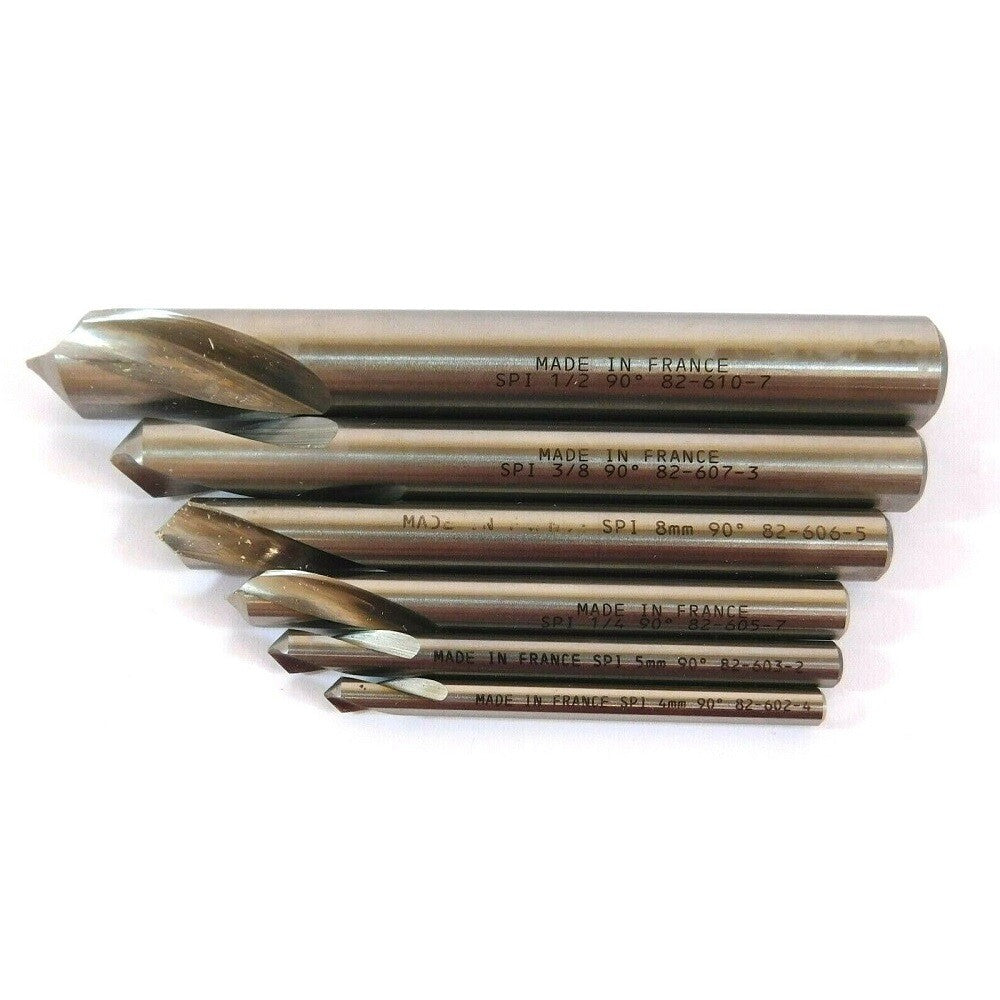 SPI 82-617-2 6 Piece 90° Spot Drill Set1