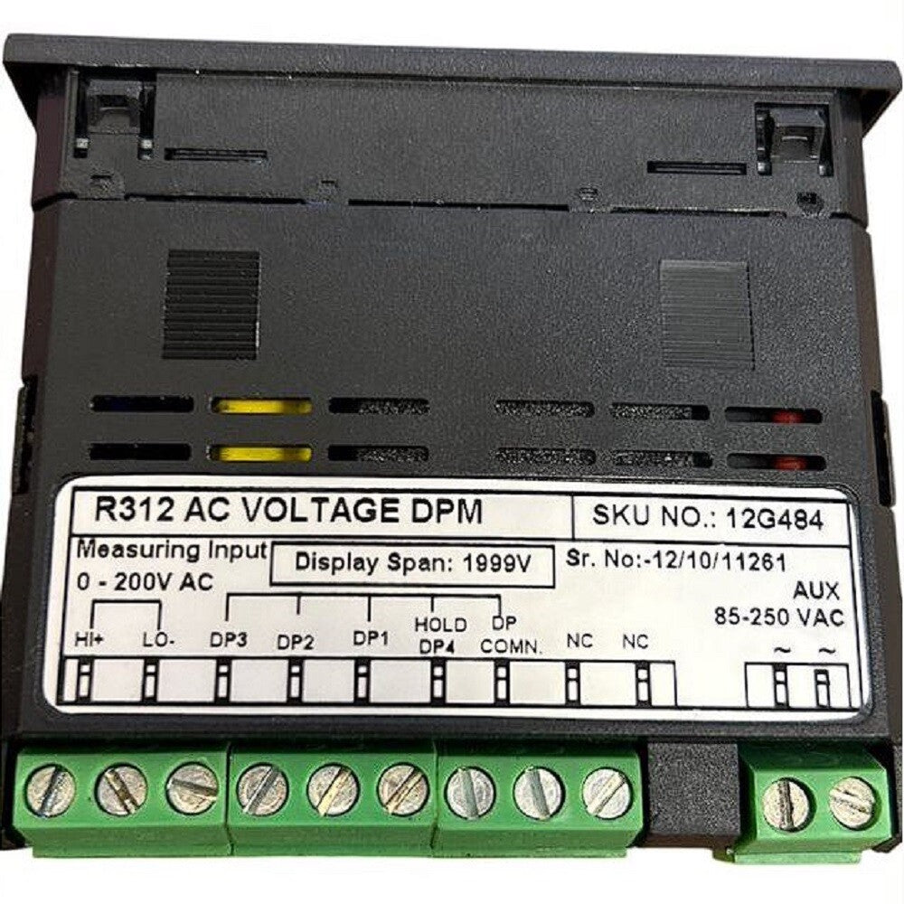 Value Collection 12G484 1999 Display Span 200V LCD Digital Panel Meter -1