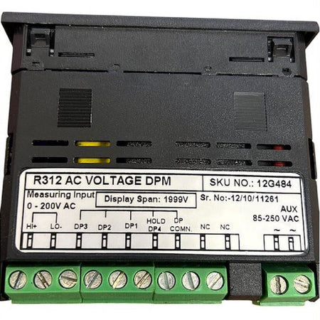 Value Collection 12G484 1999 Display Span 200V LCD Digital Panel Meter -1