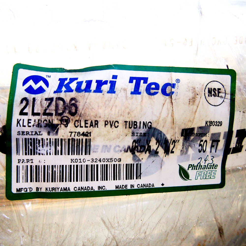 Kuri Tec K010-3240X50 2" SAE PVC Tubing 50 Ft. -1