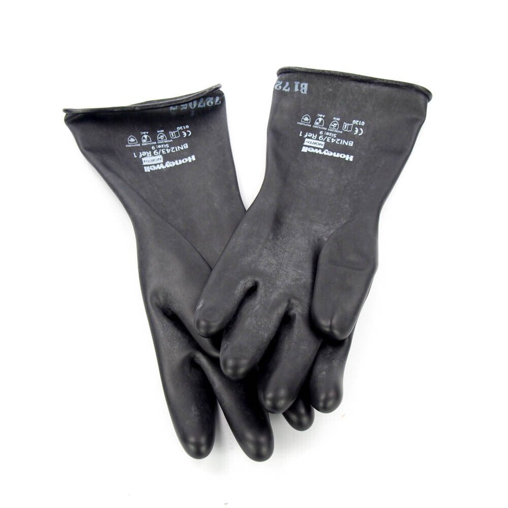 Honeywell BNI243/9/ZJ Chemical Resistant Gloves  24 Mil Size 9 | 1 Pair -0