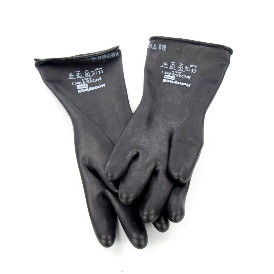 Honeywell BNI243/9/ZJ Chemical Resistant Gloves  24 Mil Size 9 | 1 Pair -0