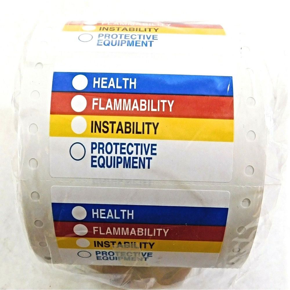 Brady 60320 1-7/8" x 3" Paper HMIG Labels (Pack of 500)0