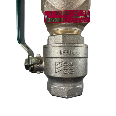 Watts 2 009M2-QT 2" FNPT 175 PSI 200 GPM 009 Series Bronze Backflow Preventer1