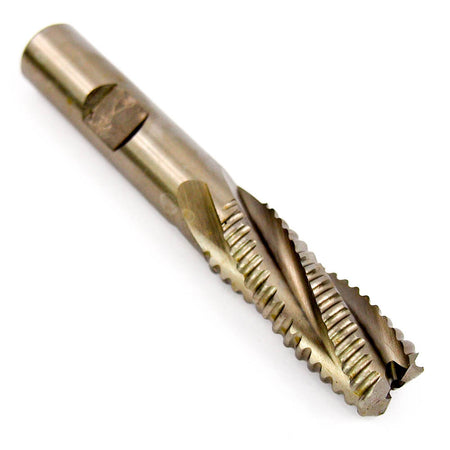 9/16"  Putnam 97079 Cobalt Roughing End Mill 4FL 1/2" x 1-3/8" x 3-3/8" OAL1