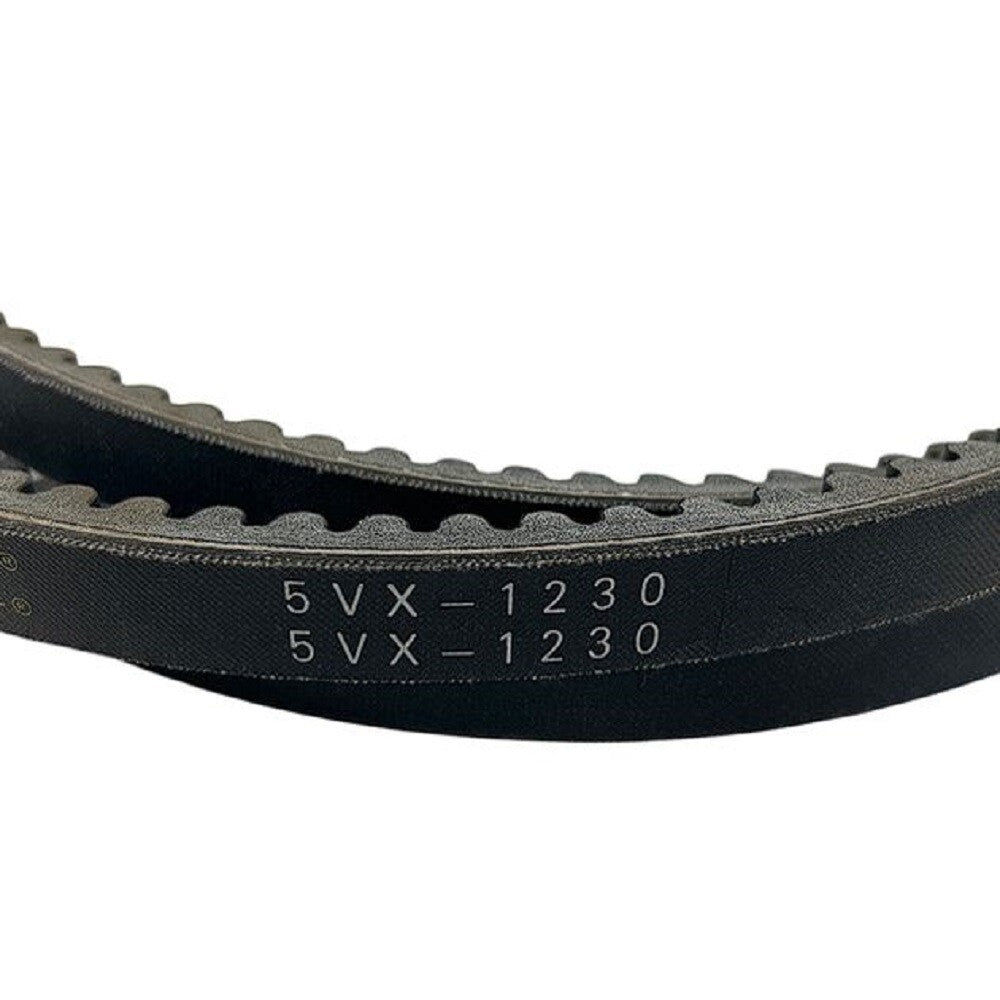 Bando 5VX1230 123" x 5/8" x 0.531" Polybutadiene Cogged V-Belt -1