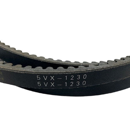 Bando 5VX1230 123" x 5/8" x 0.531" Polybutadiene Cogged V-Belt -1