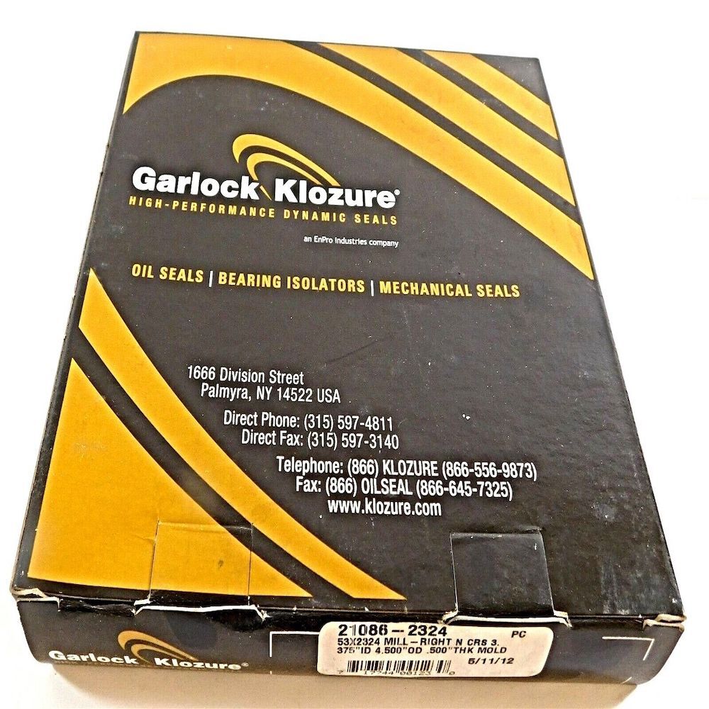 Garlock 21086-2324 3.375" x 4.5" x 0.5" Model 53 Nitrile Oil Seal2
