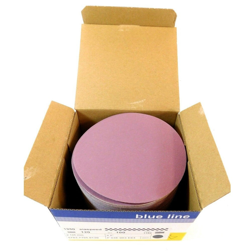 Sia Abrasives 6783.7705.0120 5" 120 Grit Hook & Loop Disc (100 Discs)2
